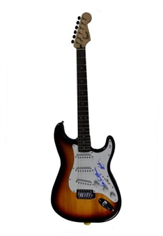 Kris Kristofferson / Willie Nelson Signed "The Highwaymen" Fender Stratocaster Guitar